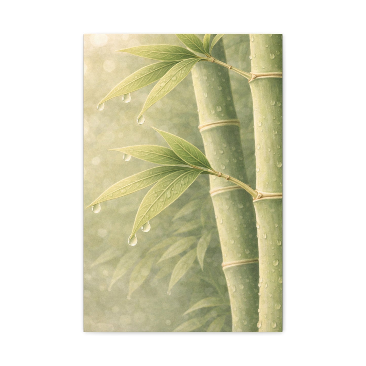 Dew on bamboo