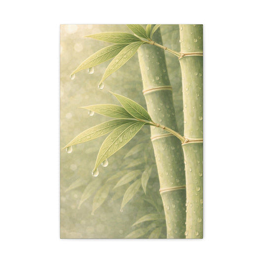 Dew on bamboo