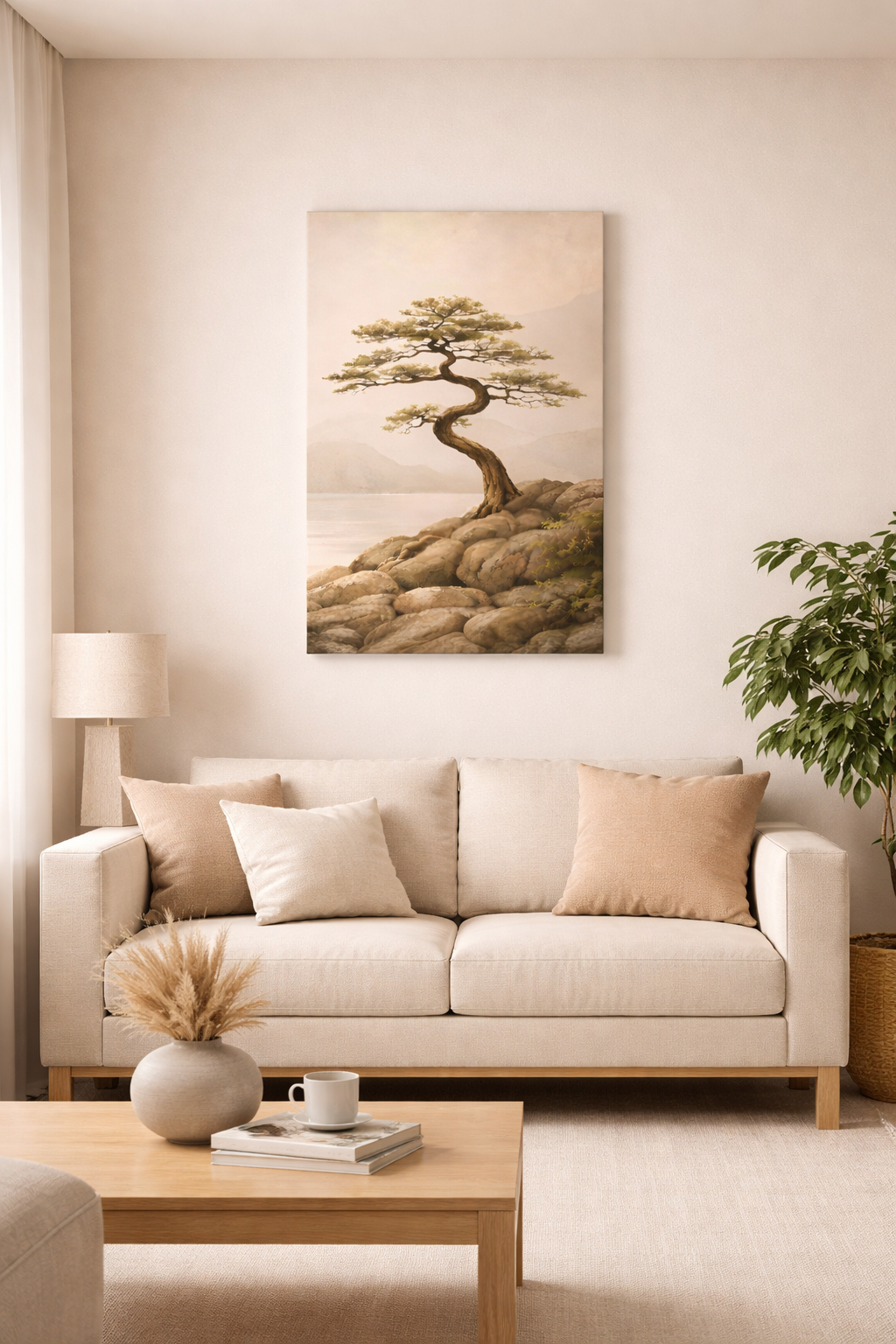 Japandi Bonsai Tree