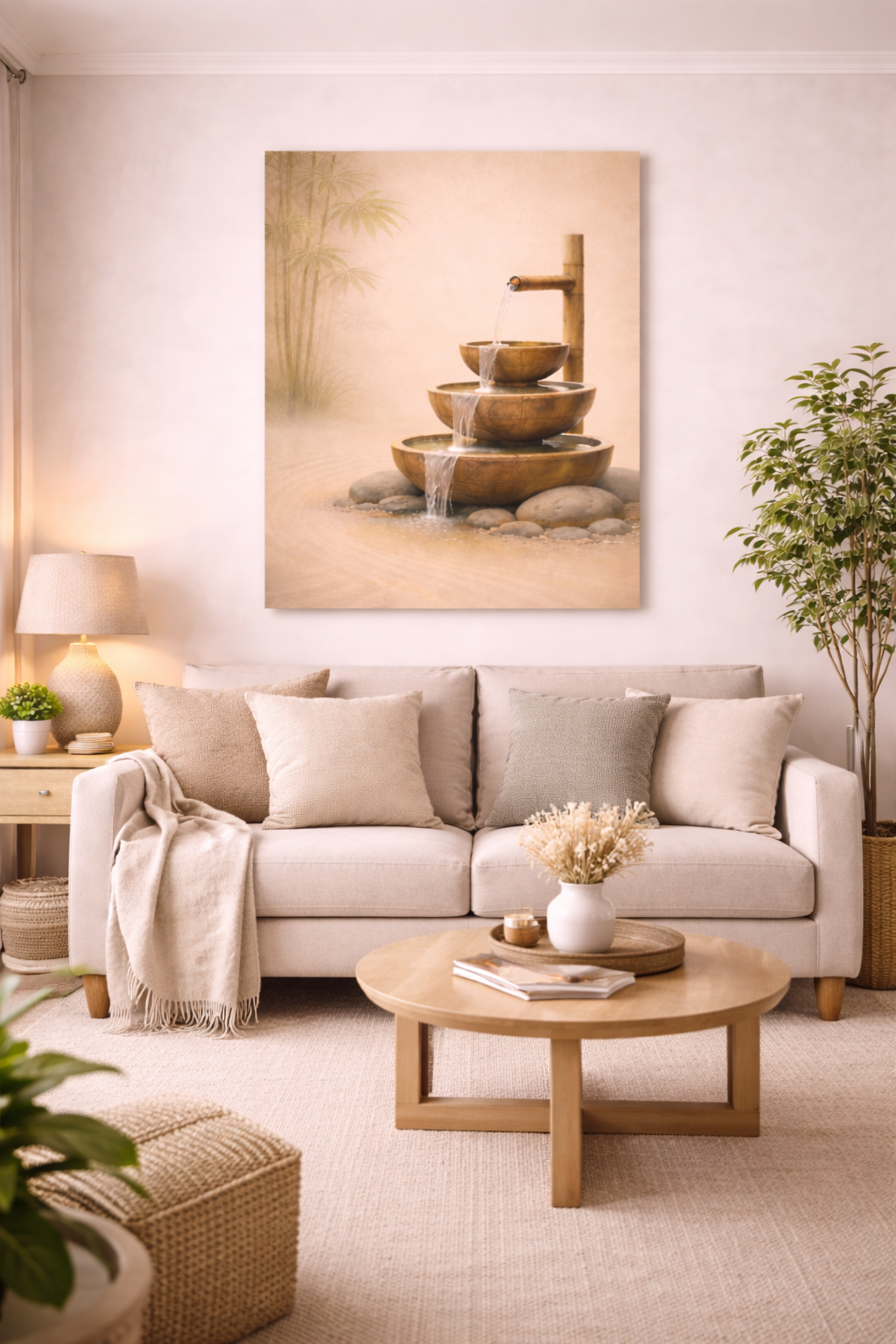 Cascading Zen Fountain