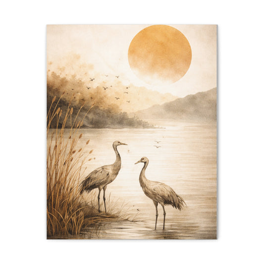 Tranquil Cranes